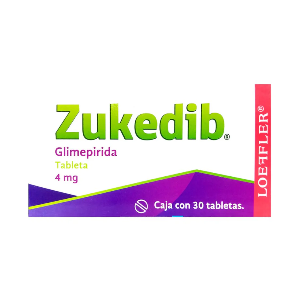 Zukedib 4mg. Tab C/30 *loe*+